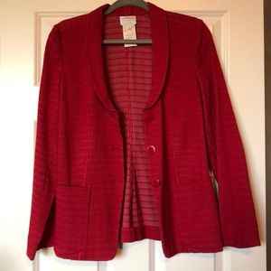 Red Armani Blazer Size 6